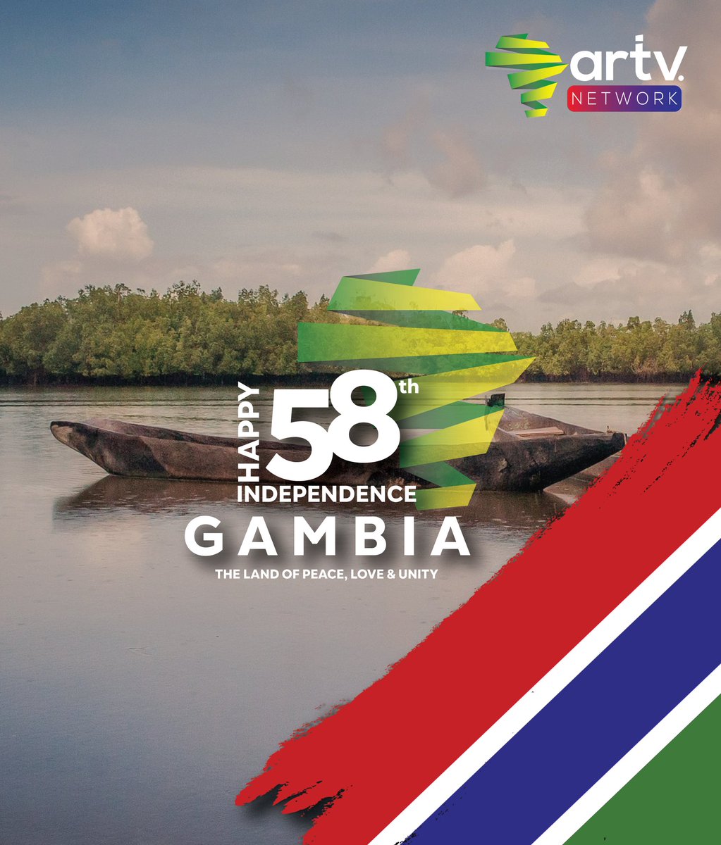 africaRisingGMB's tweet photo. Celebrating The Gambia.
#HappyIndependence
#TheGambia
#ARTVNetwork https://t.co/XixggcD7N4