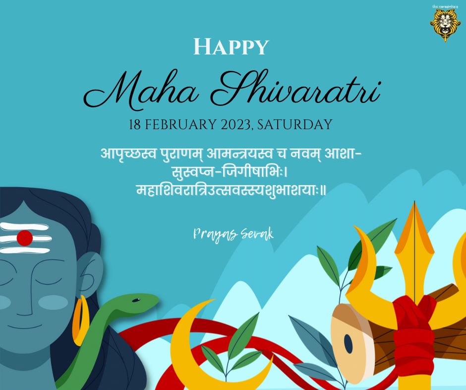 prayassevak's tweet photo. Happy Maha Shivratri to all.  Hari Bol!! https://t.co/EStvqOe3ln