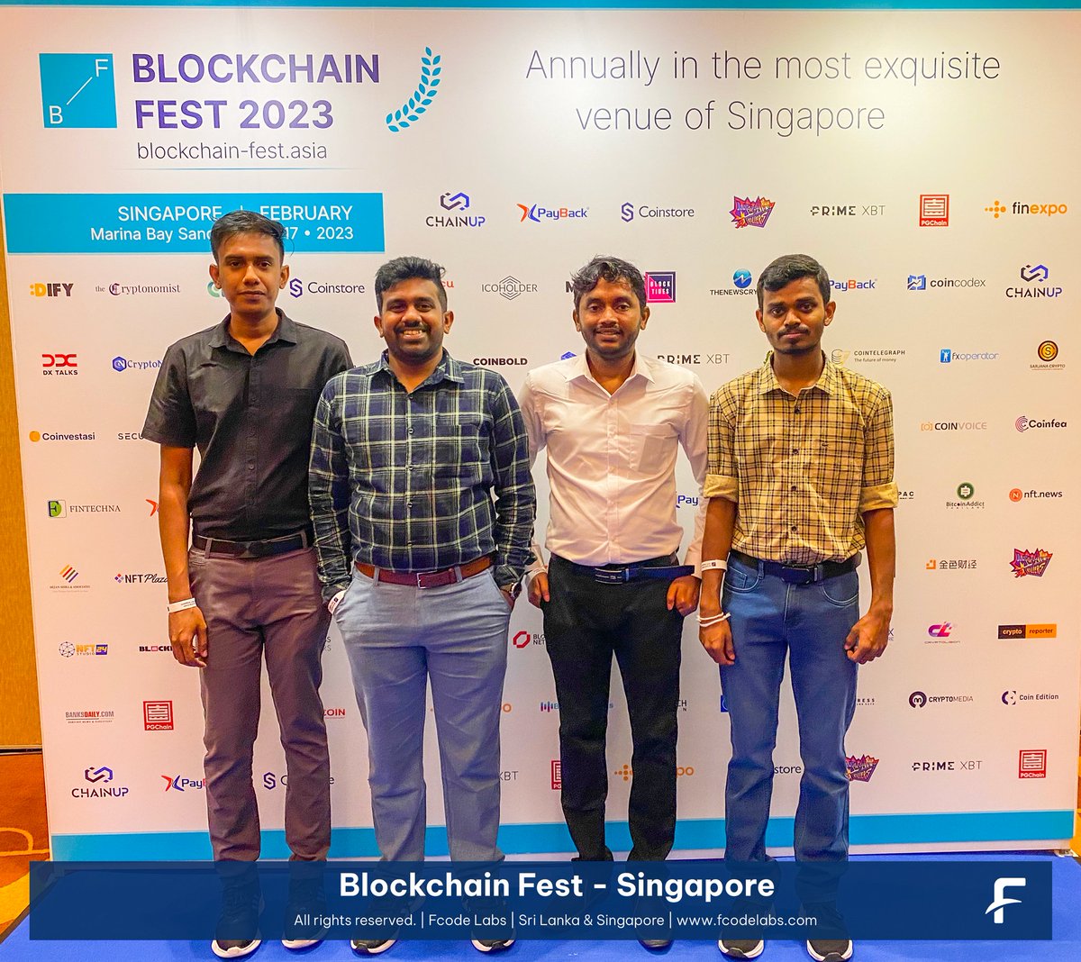 FcodeLabsLive's tweet photo. Our #FcodeLabs team had an inspiring visit to #BlockchainFest in #Singapore. Learned about latest innovations, found exciting collab opportunities, and made connections with like-minded enthusiasts. Motivated to explore new avenues of growth in #BlockchainDevelopment
#Fcode https://t.co/MUtKqcjZba
