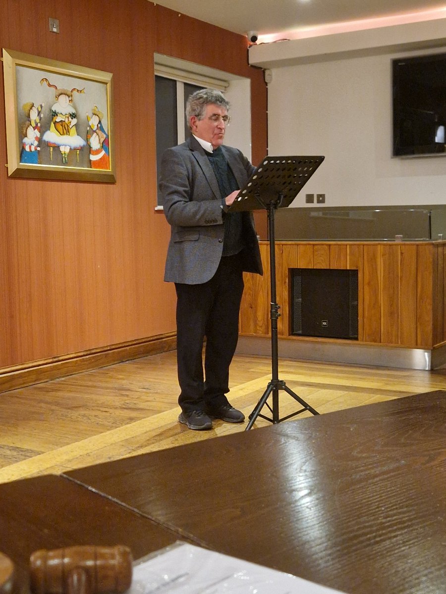 John Joyce one of our longbserving members last Monday at our meeting. #dunlaoghairetoastmastes #toastmasters