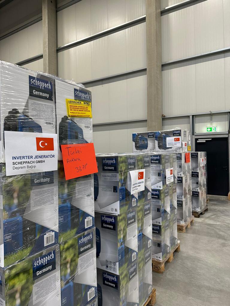 Dursun_Topcu's tweet photo. Scheppach firmasının deprem bölgesine yaptığı yardımlardan kesitler https://t.co/KchGmTfQx2