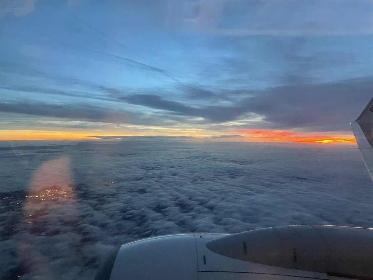 Good morning London! Goodbye mountains and skiing ⛷️