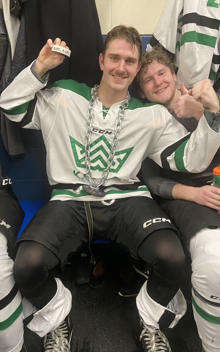 RDPKingsHockey's tweet photo. @RDPKingsHockey wins 5-4 over @NAITMensHockey in Edmonton. First year Dman Liam Stalwick nets his 1st ACAC goal (and it was a beauty) and is tonight’s Grinder of the Game. Veteran winger Hayden Clayton nets 2 goals (including one on the PP) for the Kings Workhorse of the Game. https://t.co/mNbriDZaEL