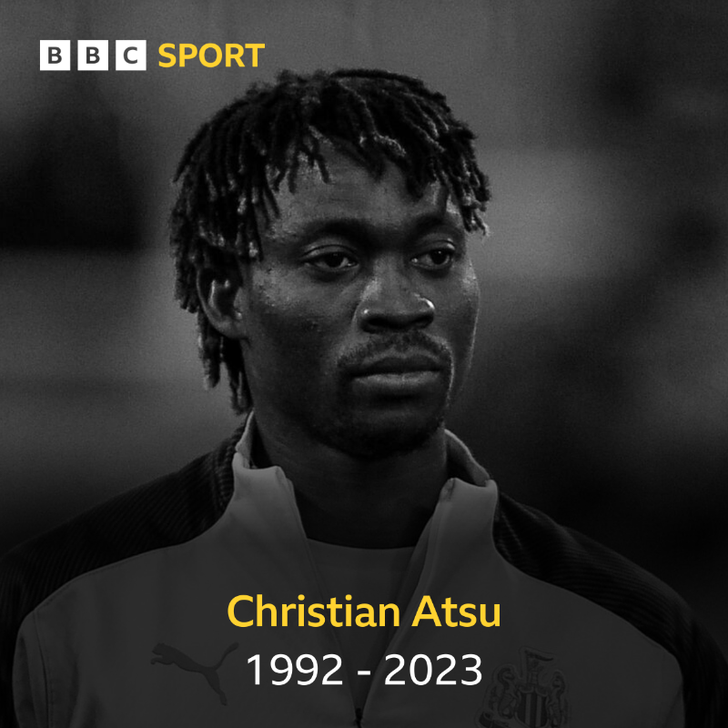 BBCSport's tweet photo. Christian Atsu has been found dead under the rubble of his home almost two weeks after the Turkey earthquake, his agent has confirmed.

Our thoughts go out to his friends, family and loved ones ❤️