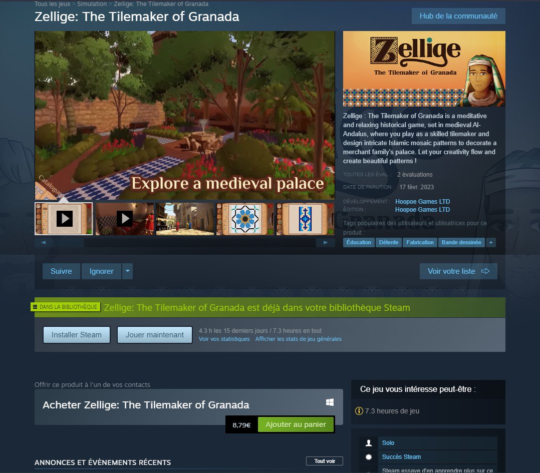 Zellige: The Tilemaker of Granada tweet media