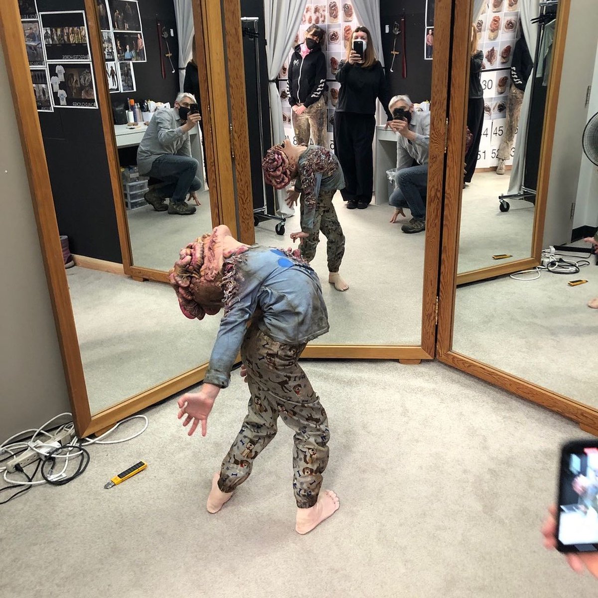 TheLastofUsNews's tweet photo. The Child Clicker played by rhythmic gymnast Skye Cowton.

Cynthia Summers (Costume Designer)
#TheLastOfUs https://t.co/Q2HE1rxq9W