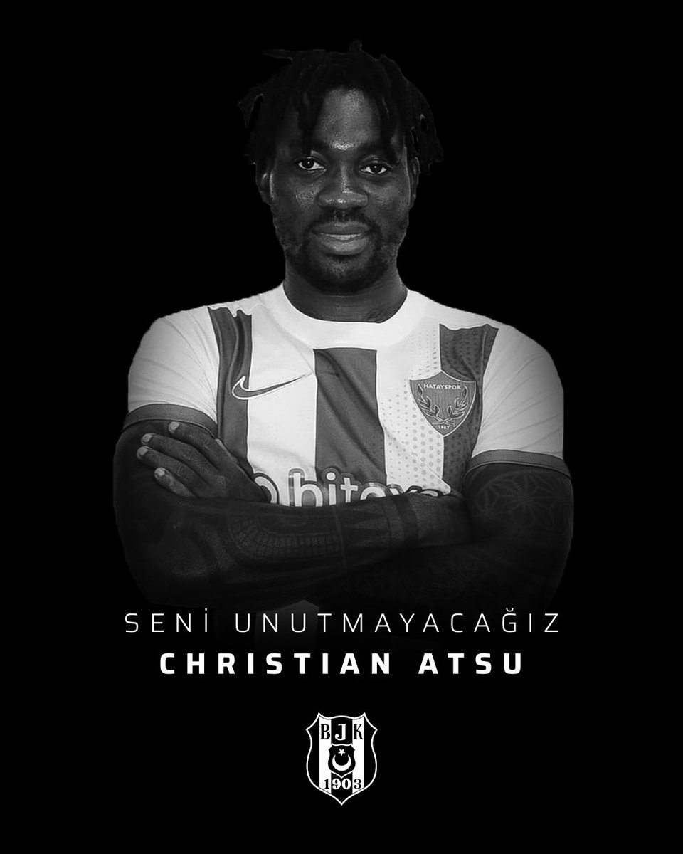 Christian’ı kaybettik, hep kalbimizde olacaksın Christian Atsu. 🙏🏻

Christian Atsu'nun ailesine, yakınlarına, sevenlerine ve Hatayspor camiasına başsağlığı dileriz.