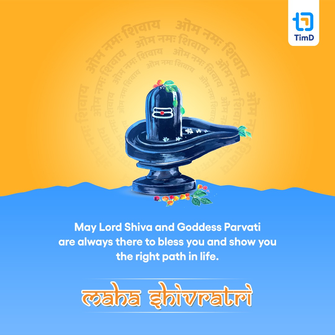 TimDAgency's tweet photo. Wishing you a happy #MahaShivratri! May the blessings and eternal energy of Lord Shiva be with you always!!
#LordShiva #HarHarMahadev #OmNamahshivaya #MahaShivratri2023
#TimD #TimDigital #DigitalizeYourGoal #LetsGrowTogether https://t.co/38KIMhwRhc