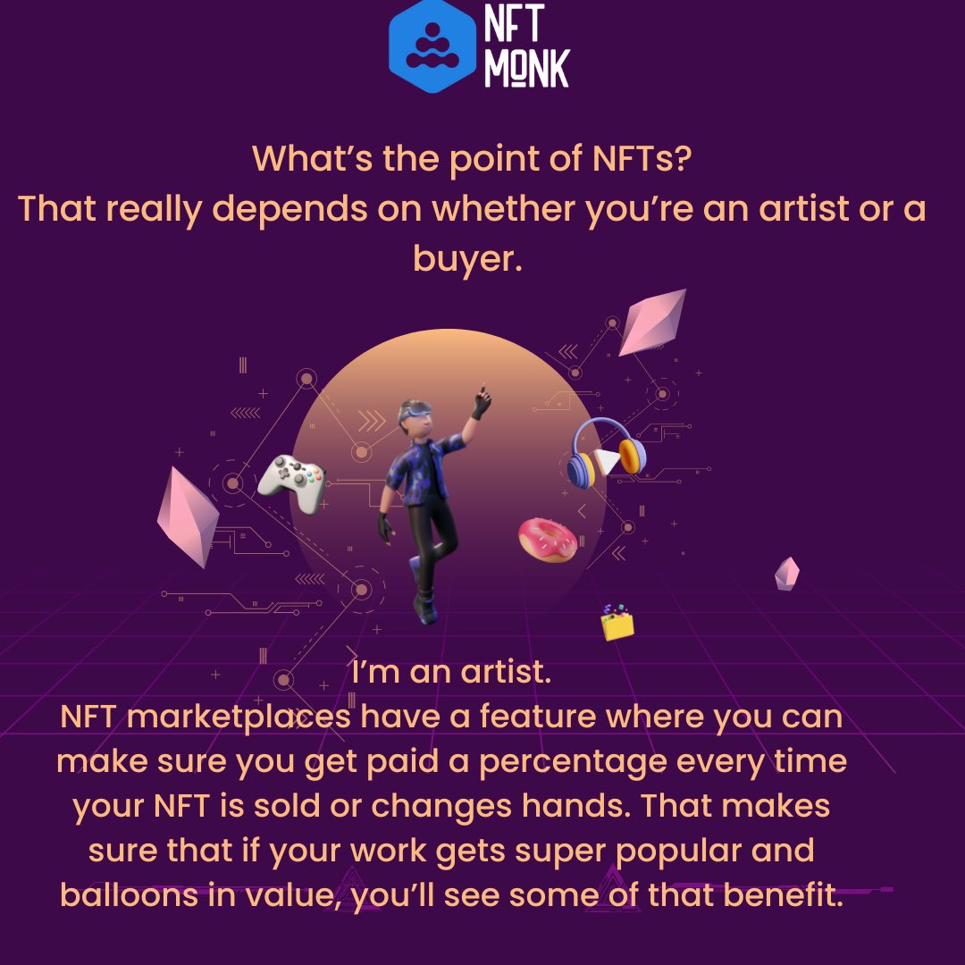 nftmonkapp's tweet photo. You might be interested in NFTs because it gives you a way to sell work  #nftart #nftart #nft #trending2023 #Artist https://t.co/7MJQH3luK0