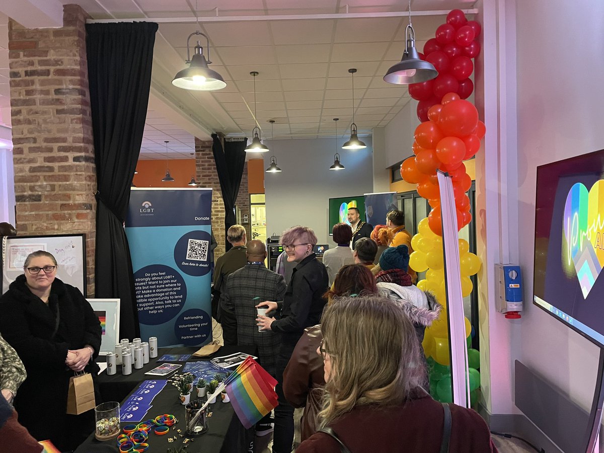 I had the absolute pleasure to attend the ProudAF (proud Ampthill and Flitwick) LGBTQ+ history month reception at the Rufus centre in Flitwick last week (9/2/23) the event was hosted by the mayor of Flitwick Andy Snape in collaboration cllr Mark Smith.