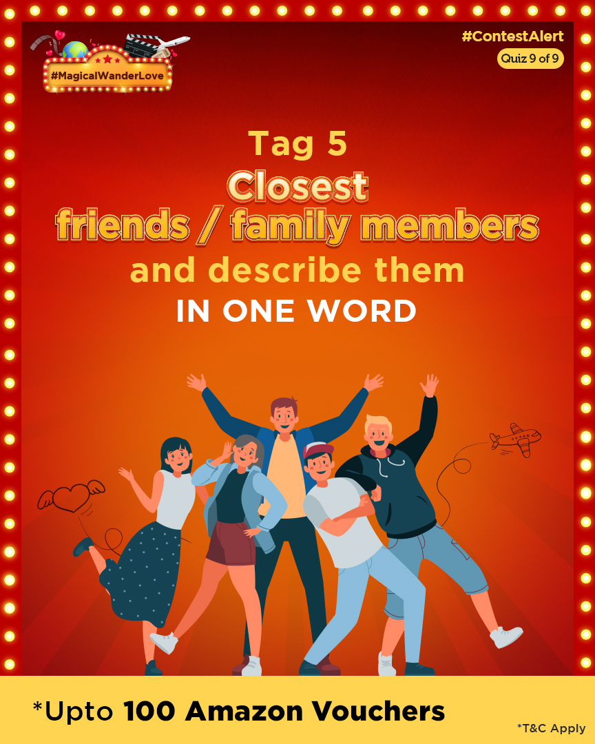 #ContestAlert Participate in all #MagicalWanderLove contest posts & win. Steps: - Comment using #MagicalWanderLove & @clubmahindra - Tag your family & friends Lucky winners get *Amazon vouchers worth INR 500 each. LAST DATE: 28.02.2023 *T&C APPLY bit.ly/3jV6UJZ