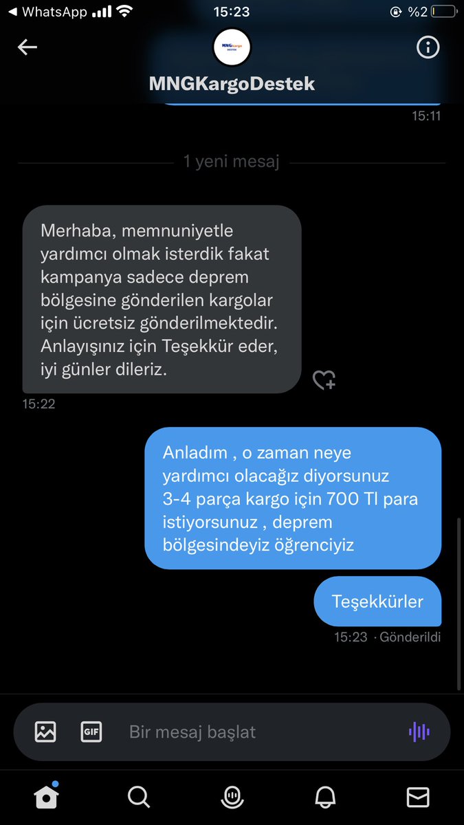 fathkls's tweet photo. Yeni alınan karar ile Elazığda 11. İl olarak afet bölgesine dahil edilmesine rağmen İzmirden elazığa depremden ötürü yurtta kalan eşyalarımı arkadaşlarım gönderdi , fakat 700 Tl gibi bir fiyat ile karşılaştık mng çözüm sağlamıyor @UABakanligi @UABsosyal @uhdgm_uab @MNGKargoDestek https://t.co/JhW4Ixb4D0