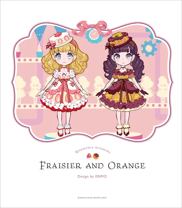【通販】新作販売物とカートアドレスです。明日19日、開場時間の11時にオープンいたします。新刊+アクスタセット(初回数量限定)新刊【Fraisier and Orange】アクスタ受注 #コミティア143 
