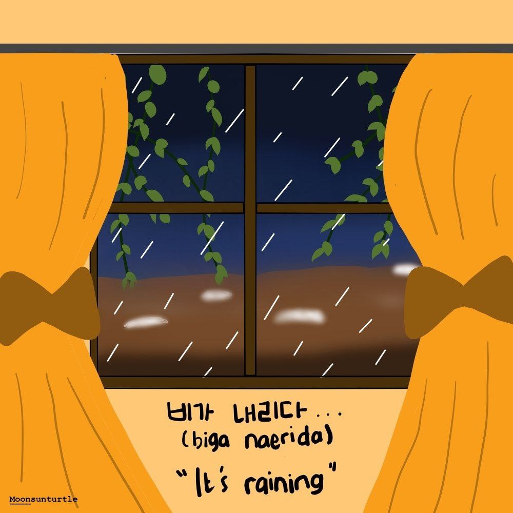 moonsunturtle's tweet photo. I'm back!!!
With RAIN 🤣🌧️

#korean #belajarkorea #belajarbahasakorea #learningkorean #bahasakorea https://t.co/MyqJ3gYXi0