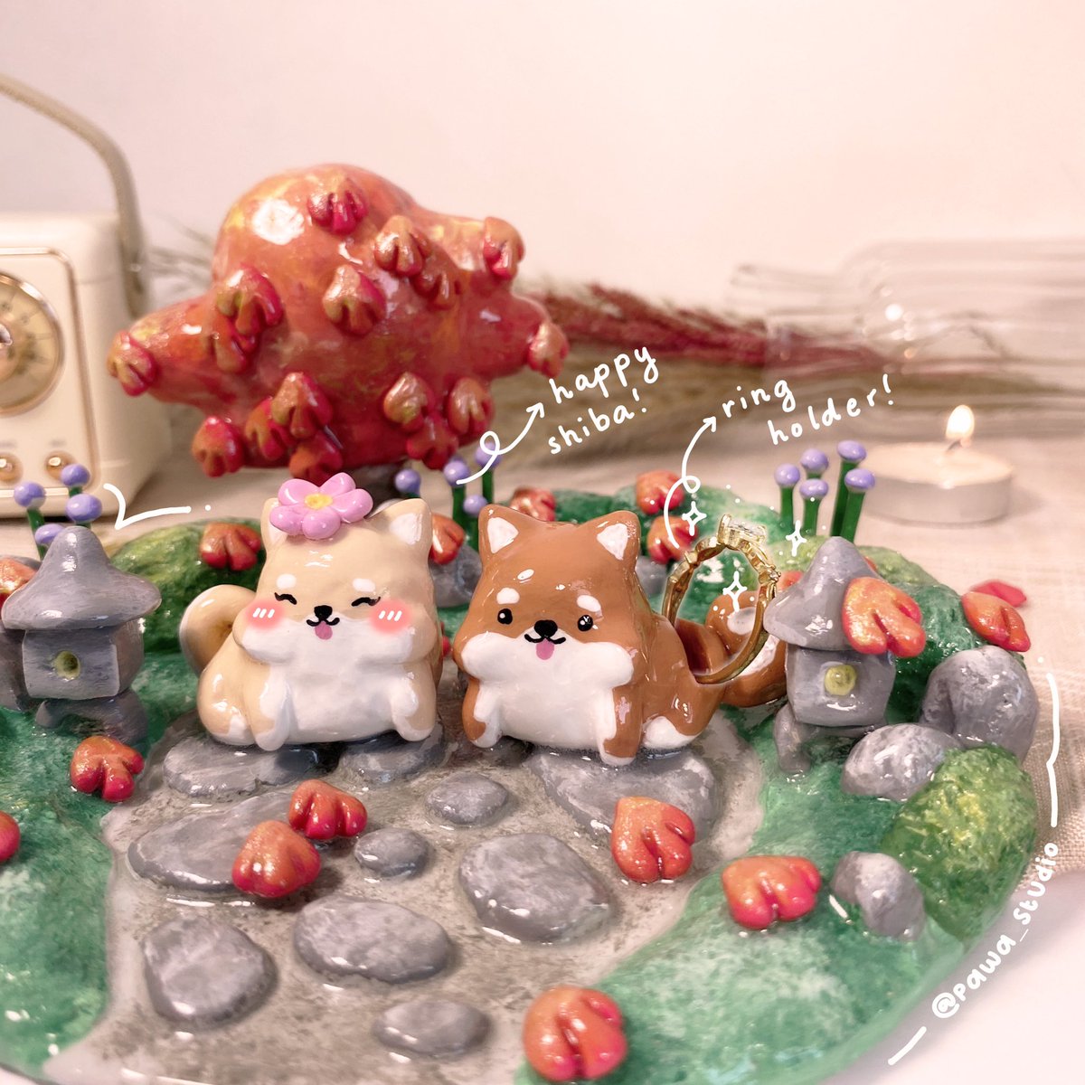 pawa_studio's tweet photo. Made a couple trinket tray with a ring slot!!! Look at these lil guys 🥺🥺🥺 

#valentines #ValentinesDay #trinkettray #clay https://t.co/uOuZA4ehuG