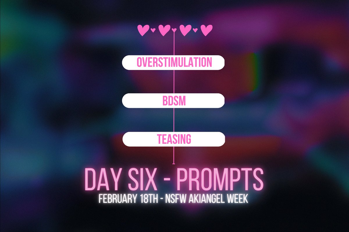 nsfwakiangel's tweet photo. NSFW AkiAngel Week - Day 6
๐ Overstimulation
๐ BSDM
๐ Teasing
Tag us @nsfwakiangel and #NSFWAkiAngelWeek https://t.co/s5Nrw4OMn0