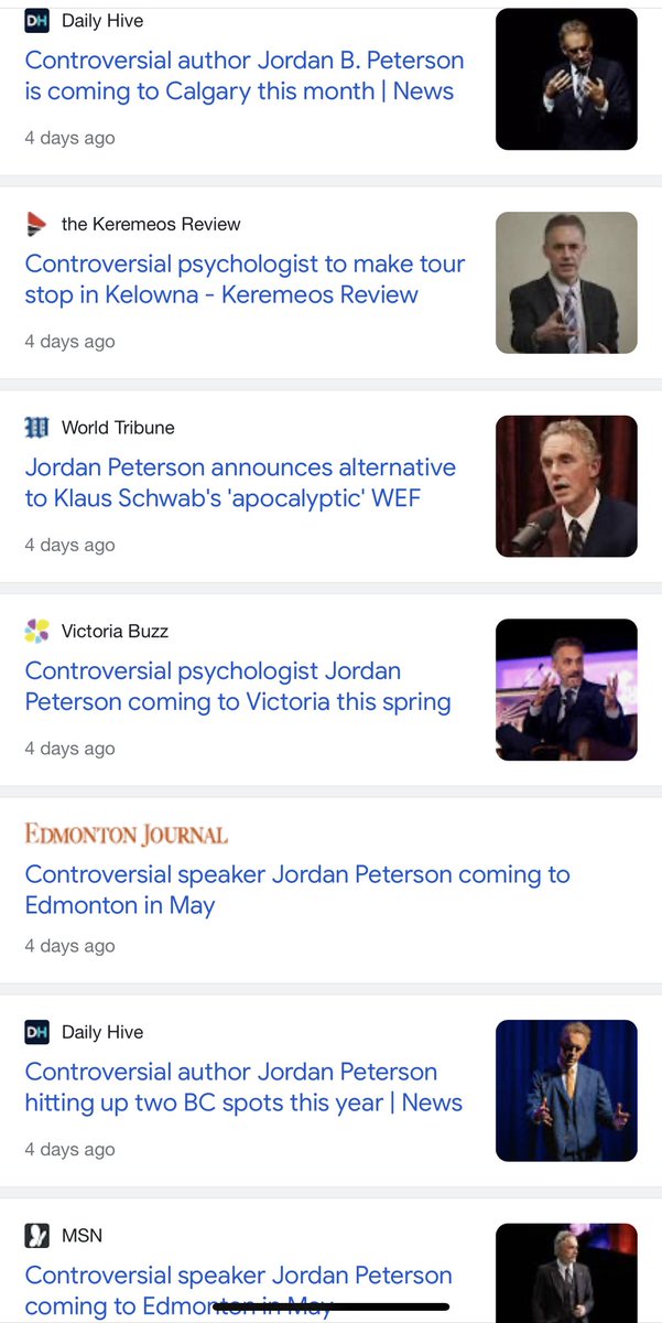 jordanbpeterson's tweet photo. Anybody spot a pattern here? When did journalists become so utterly lazy? https://t.co/lrlXpd1kh4