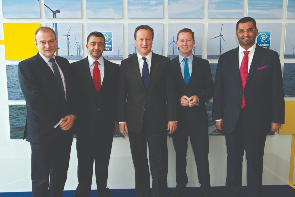 Masdar's tweet photo. The #UK represents our largest international market with investments valued at US$4.9B, and is home to landmark #CleanEnergy projects powering hundreds of thousands of homes. One of these projects is our #LondonArray wind farm, inaugurated in 2013. https://t.co/7idJA3dFiw