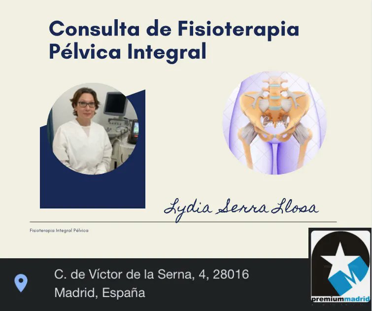 No olvides agendar tu cita para consulta en Premium Madrid, un equipo integral. 
#fisioterapia #suelopelvico