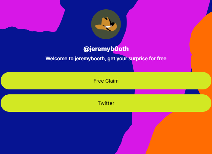 jeremybooth_'s tweet photo. Always unexpected, don't be surprised

Because of the bear market, we provide 100 whitelists to mint Mint for free

🏆WL=freemint

🔗Free Claim：https://t.co/LHnJNPGKdP

🔜If we mention you, please cast quickly
🌹Climb aboard. This journey has only just begun https://t.co/IbtA4GdqWa