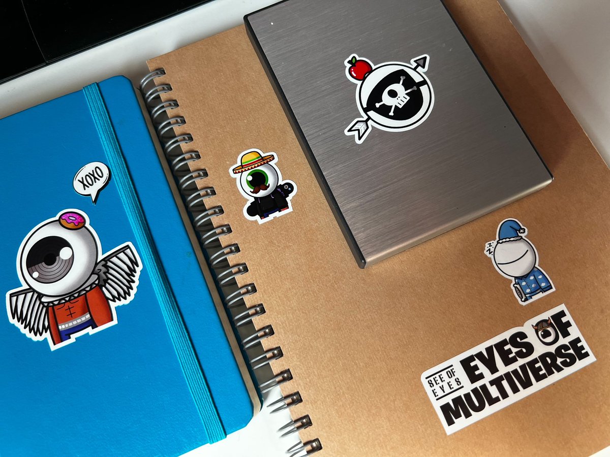 Eyes of Multiverse stickers 
#NFT #EyeOfMultiverse #NFTs #SeeOfEyes #TheEyesFamily #NFTCommunity #sticker