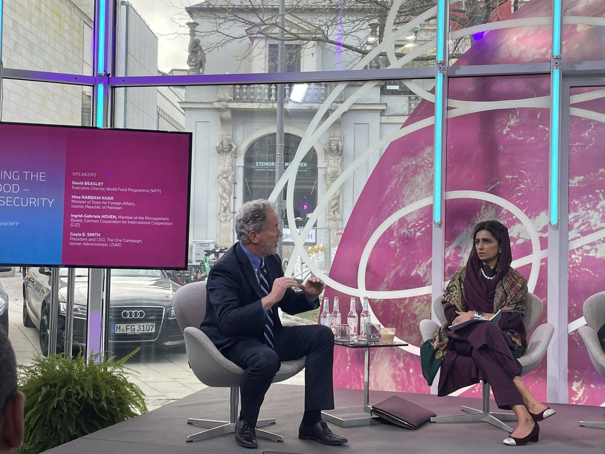 anna_rosenberg's tweet photo. WFP Executive Director David Beasley: ‘there were 88 million people in acute hunger before Covid, now there are 350 million. 2023 will be difficult.’ #munichsecurityconference #MSC2023 #msc https://t.co/lULvlX1f1r