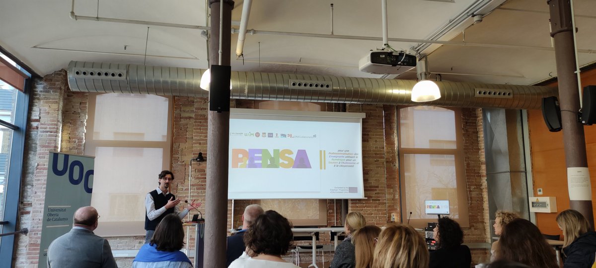 Hoy estamos en la conferencia "Promoting Student Digital Citizenship​" de PENSA Project, proyecto europeo en el que hemos participado estos dos últimos años. Más información en pensa.univ-amu.fr
event.pensa.3ip.eu