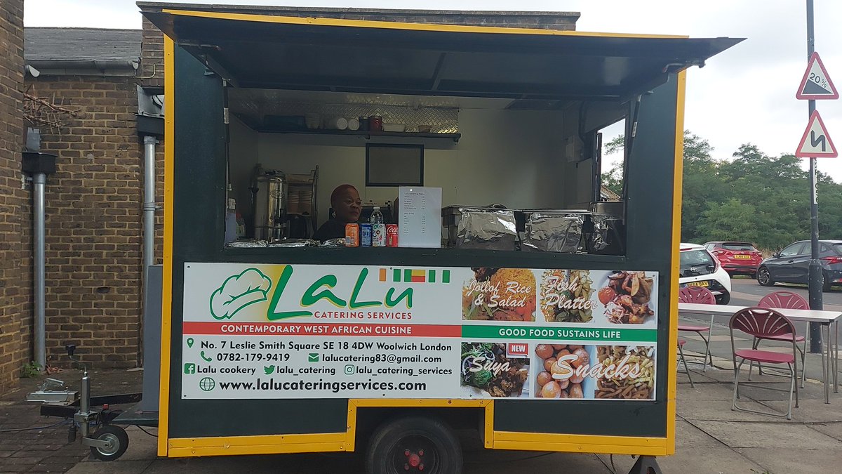 Lalu Catering will be at Plumstead market today from 11am-3pm Come and have a taste of West African Cuisine.@BFEGreenwich @PlumMakeMerry @PlumsteadMarket @MrOkereke @adel_khaireh @GreenwichHour @foodingreenwich @GCDAUK @AMCo1 @Royal_Greenwich