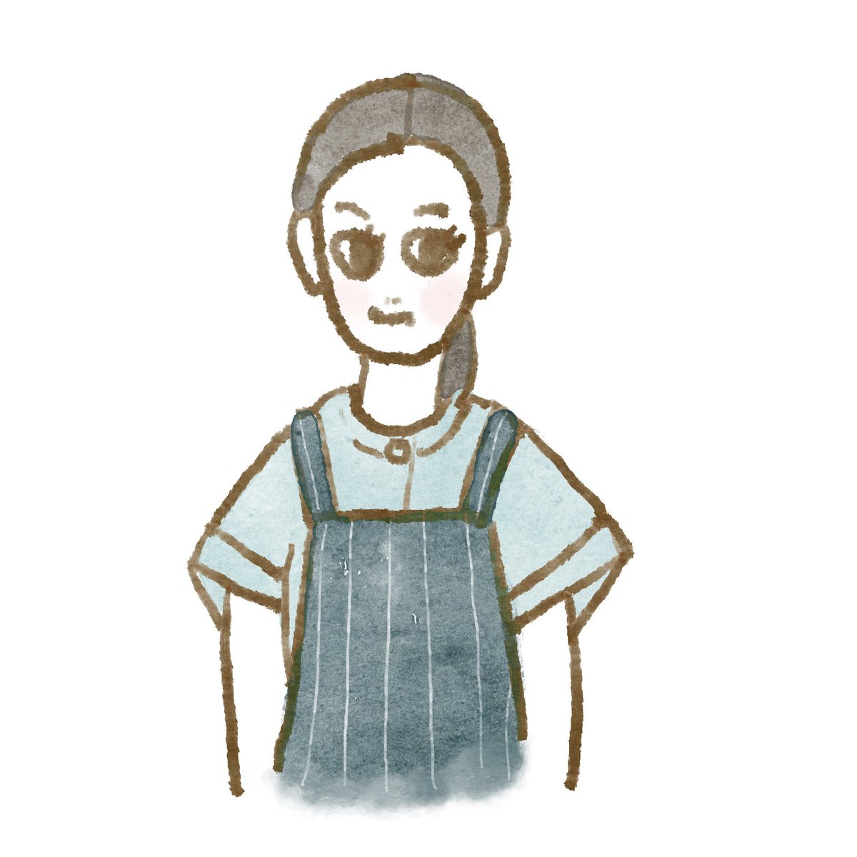 「秋月史子さん #舞いあがれ 」|emiのイラスト