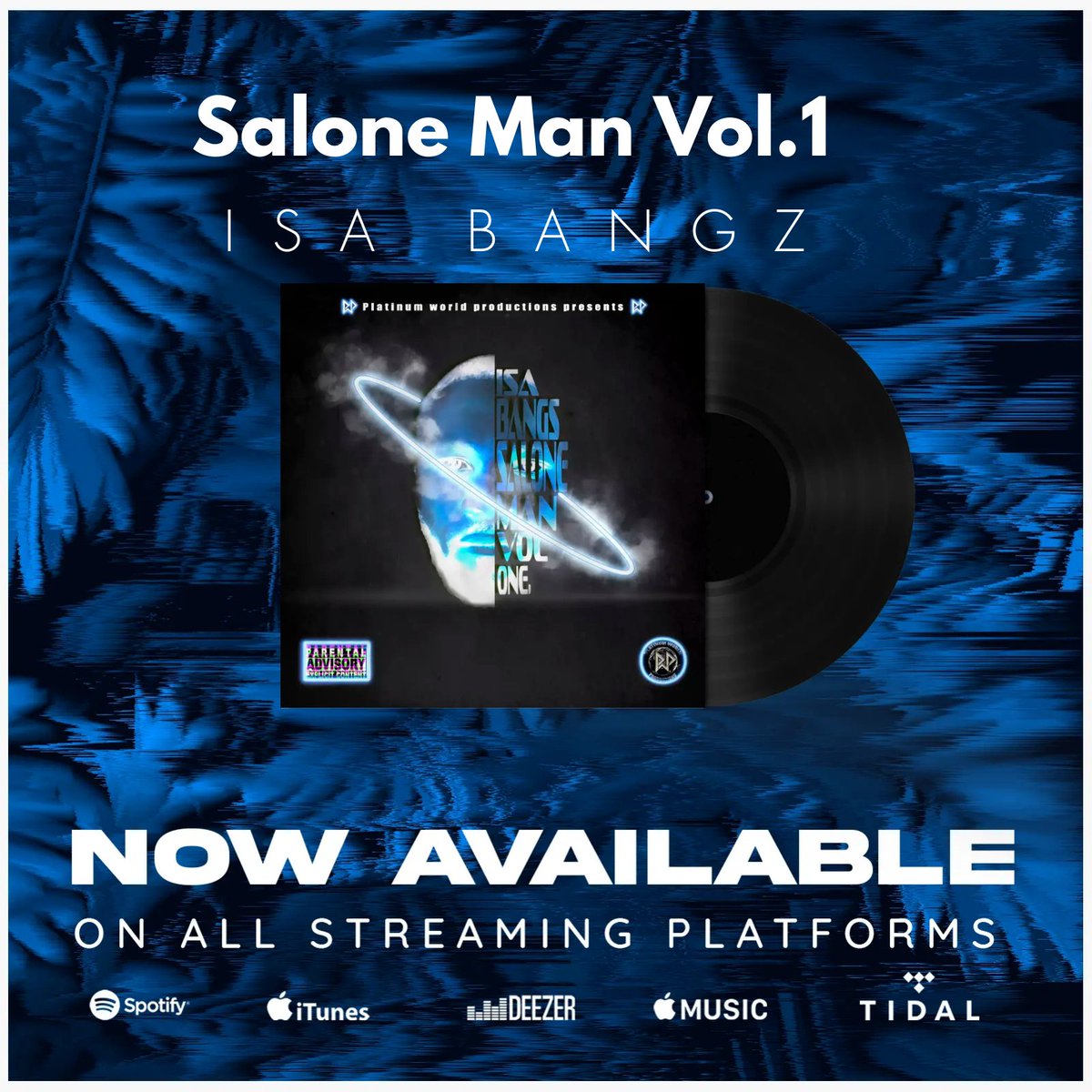 PWP Proudly Presents....
ISA BANGZ
New Mixtape - Salone Man Vol.1 - NOW AVAILABLE!!!
🎶 🎼 🎶 🎼 👇🏾👇🏾👇🏾
fanlink.to/iyUG
#fyp #afrorap #afrobeats #rap #hiphop #newmusic #salone #krio #addtoyourplaylist #spotify #applemusic #soundcloud #youtube #deezermusic #tidal #tiktok