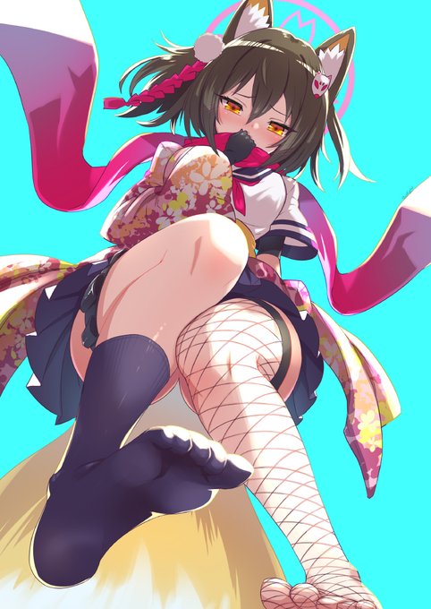 🦊イズナのぉぅ🦶a足ィ!!!!
#ブルアカ  #BlueArchive  #久田イズナ 