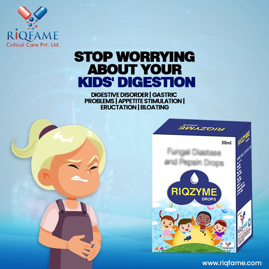 Your kids'👧🏻digestion gets better with the help of 𝗥𝗶𝗾𝘇𝘆𝗺𝗲 𝗗𝗿𝗼𝗽𝘀.👍
Digestive disorders | Gastric Problems | Eructation | Bloating

Contact Us:
9800034005
#digestivedisorders #indigestion #healthcare #GastricProblem #drops #healthybody #digestionhealth #bloating
