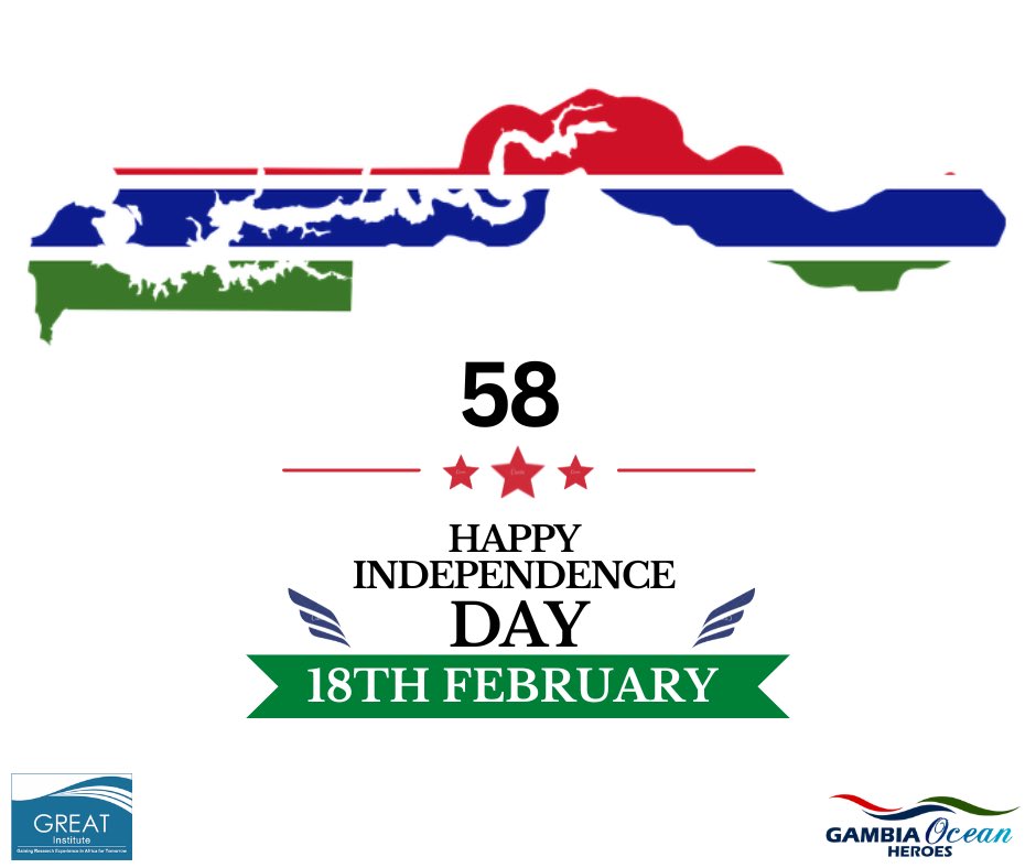 Happy 58th Independence Day Gambia!

#gambia #GREATInstitute #rivergambia #marinescience #conservation