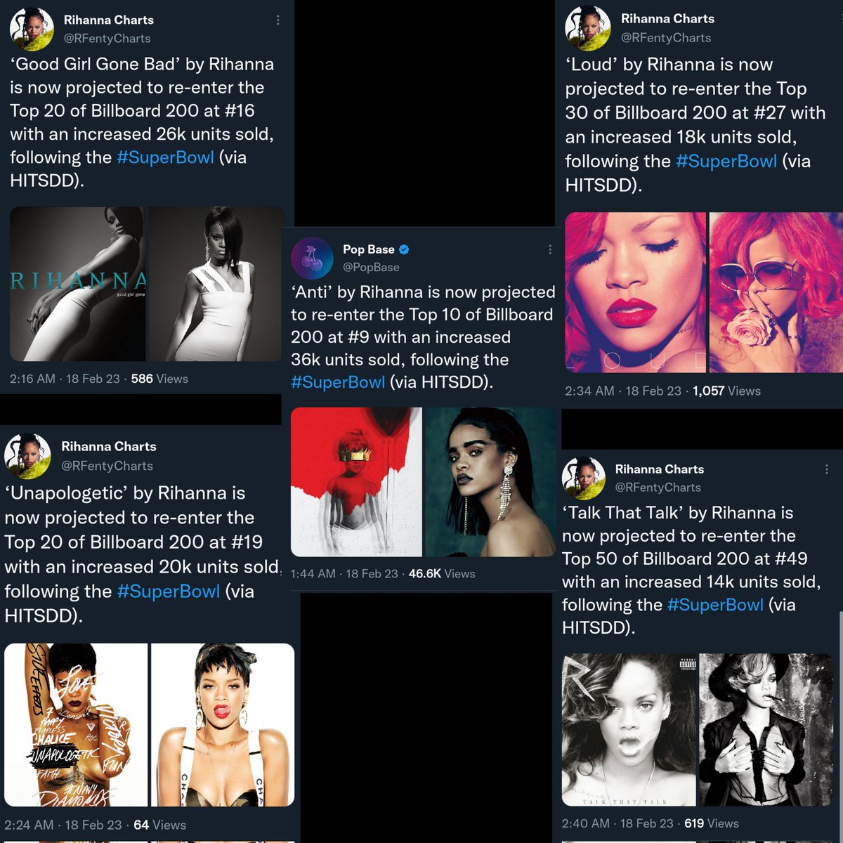 OMG Yes Rihanna 'The Blueprint' That You Are...💅

#LOUD #ANTi #TalkThatTalk #Unapologetic #GoodGirlGoneBad #Billiboard200
