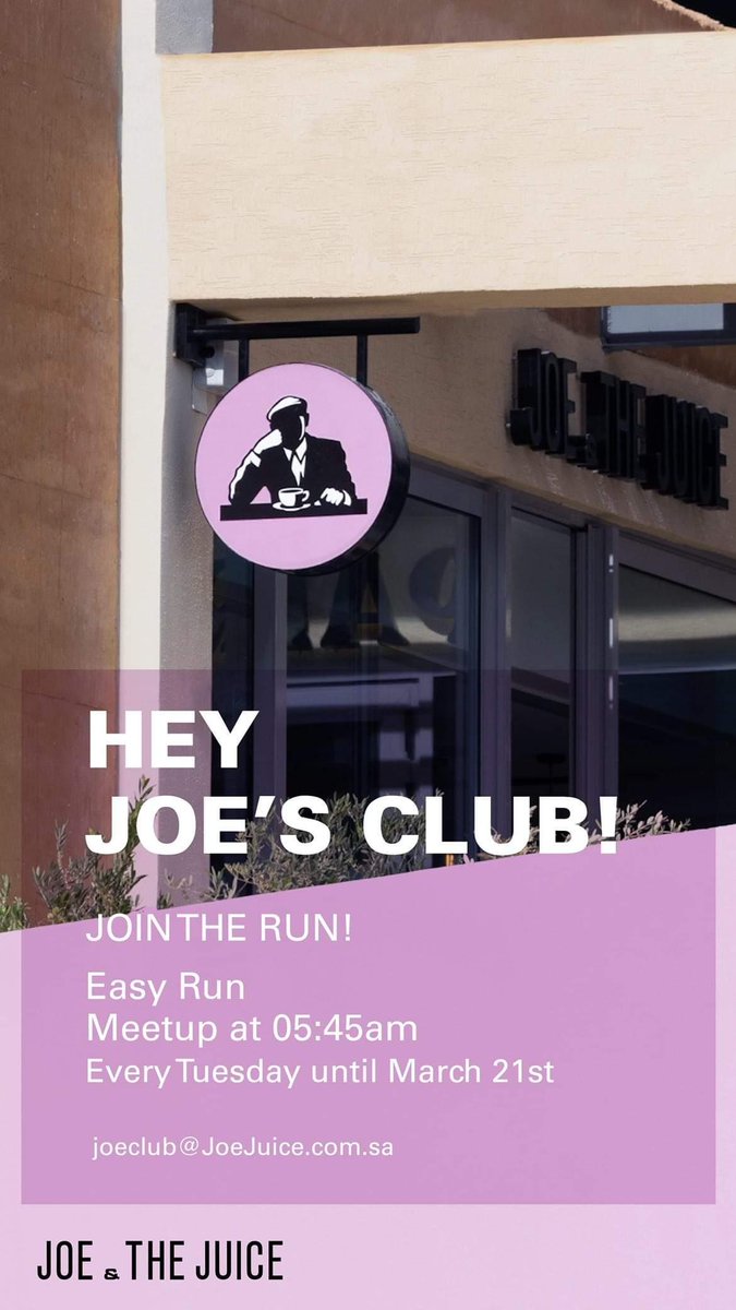 DQliving's tweet photo. #InsideDQ Welcome to Joe‘s Club Run!🏃🏽♀️The group offers free runs at Joe & the Juice - Diplomatic Quarter every Tuesday morning at 5:45 AM.
Coach Sarah will be guiding you through the session. For further questions, email joeclub@joejuice.com.sa or message @SarahFarhoud https://t.co/Y1vBYfwvkW