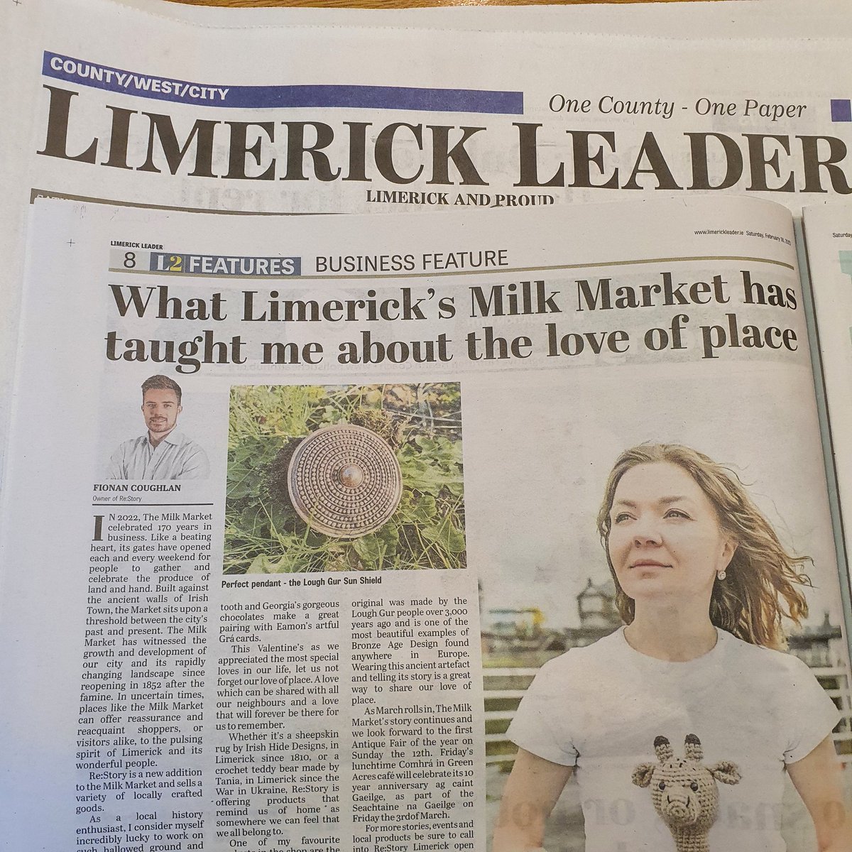 Did you know Limerick's #MilkMarket has been open almost every weekend for the past 170 years? Reopening back in 1852, the last year of the famine.
Pick up a <a href="/Limerick_Leader/">Limerick Leader / Limerick Live</a> this week for some great content, including the article about <a href="/LimerickRe/">Re_Story_Limerick</a> and the Love of Place