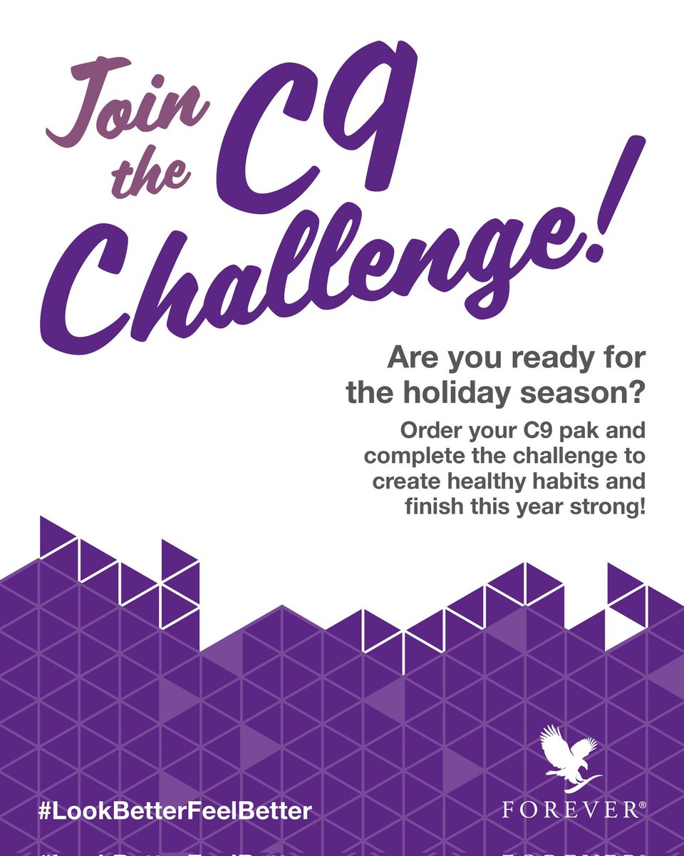 MuhammadAminFLP's tweet photo. C9 is the perfect way to jumpstart your journey to a healthier you! We're doing C9 this month to finish the year strong and healthy. RT if you're going to join us!
https://t.co/NxLICL9yVv

#c9 #Health #smartlook #lookbetterfeelbetter #ForeverTrusted #ForeverProud https://t.co/hCuLJvtk5w