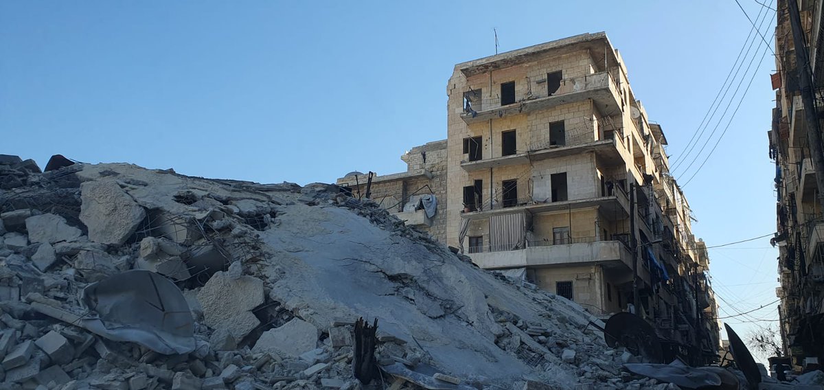 Our <a href="/ifrc/">IFRC</a> assessment team is on the ground in #Aleppo and #Latakia with <a href="/SYRedCrescent/">Syrian Red Crescent</a> colleagues to assess the immediate and longer-term healthcare &amp; other needs.