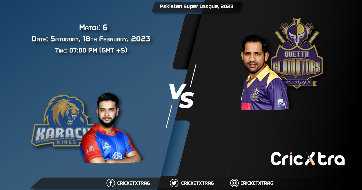 cricketxtra6's tweet photo. Karachi Kings vs Quetta Gladiators 6th Match Will Be Played Today At 07:00 PM
#PSL8 #cricket #PSL2023 #cricxtra #upcomingmatch https://t.co/rHr1M9v1EA