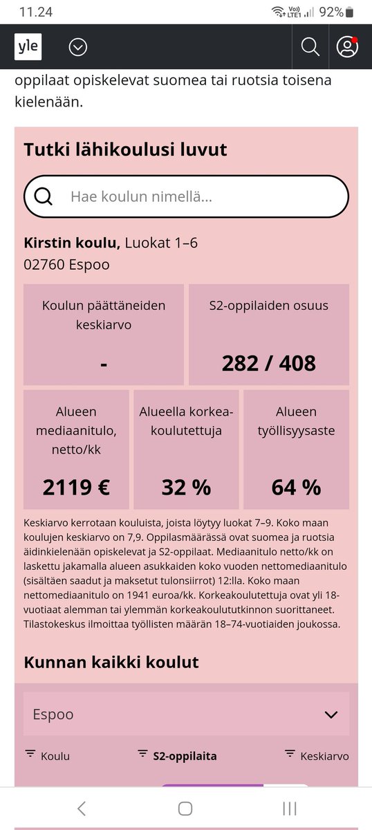 Laurimauri00's tweet photo. @InvestmentTraps Näiden koulujen etäisyys toisistaan alle 1 km. https://t.co/yKxK8Mbl6O