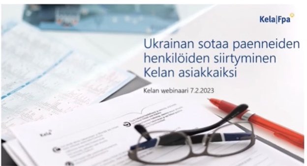 MinnaLat's tweet photo. Pari viikkoa sitten @KelaFpa järjesti webinaarin Ukrainan pakolaisten Kela-asioista. Tässä linkit webinaarin tallenteeseen (46 min) ja aineistoon https://t.co/HyLA4IVrvR 
#ukraina #pakolaiset https://t.co/BD8IK8Dwfb