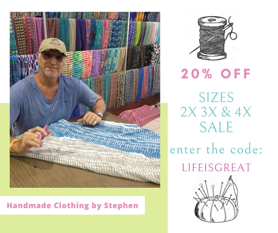 GenerousFashion's tweet photo. oops I ordered too much fabric so let's have a SALE! https://t.co/lPFoGEtN6D