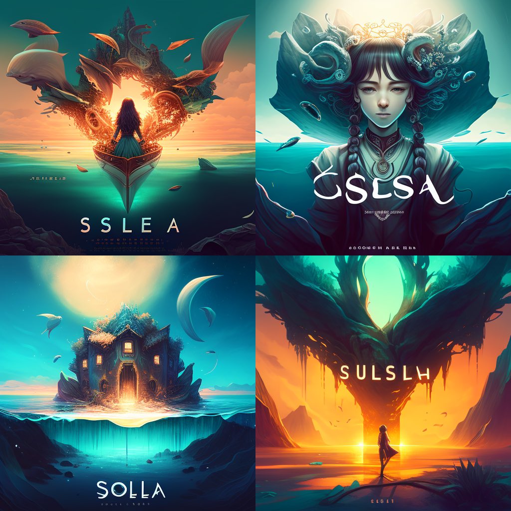 SolSeaNFT's tweet image. Imagine SolSea key visual. Pick one 👇