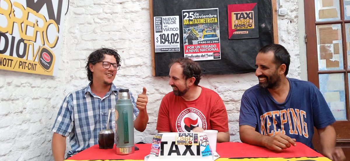 CGTRRII's tweet photo. Antes de irnos de Montevideo e rumbo a Rosario ( Argentina ) , visitamos a las compañeras taxistas de #UNOTT/ #PITCNT. https://t.co/HhlT2leYyt