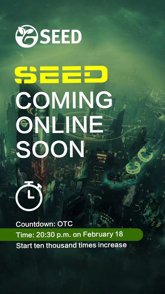 Asisosfund's tweet photo. Guys! Good afternoon, everyone! At eight thirty tonight. SEED's pancake launch is coming online! Let's witness the journey! https://t.co/Iho6b0WezK