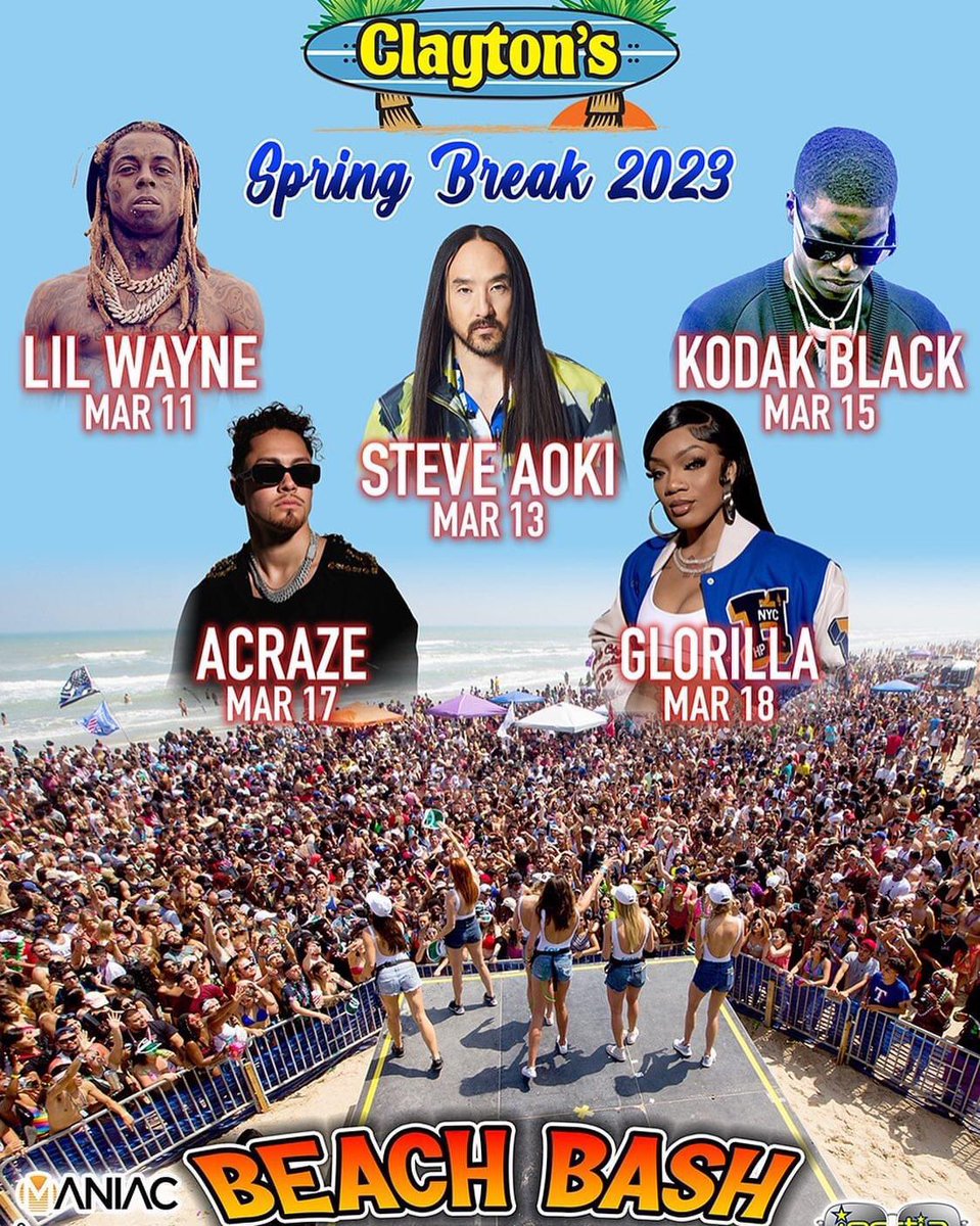 PCB2live's tweet photo. South Padte is about to goooooooo craazzzzzzyyyyyy!!!!!! #southpadre #texas #springbreak #springbreak2k23 https://t.co/Oj7ARD3pb7