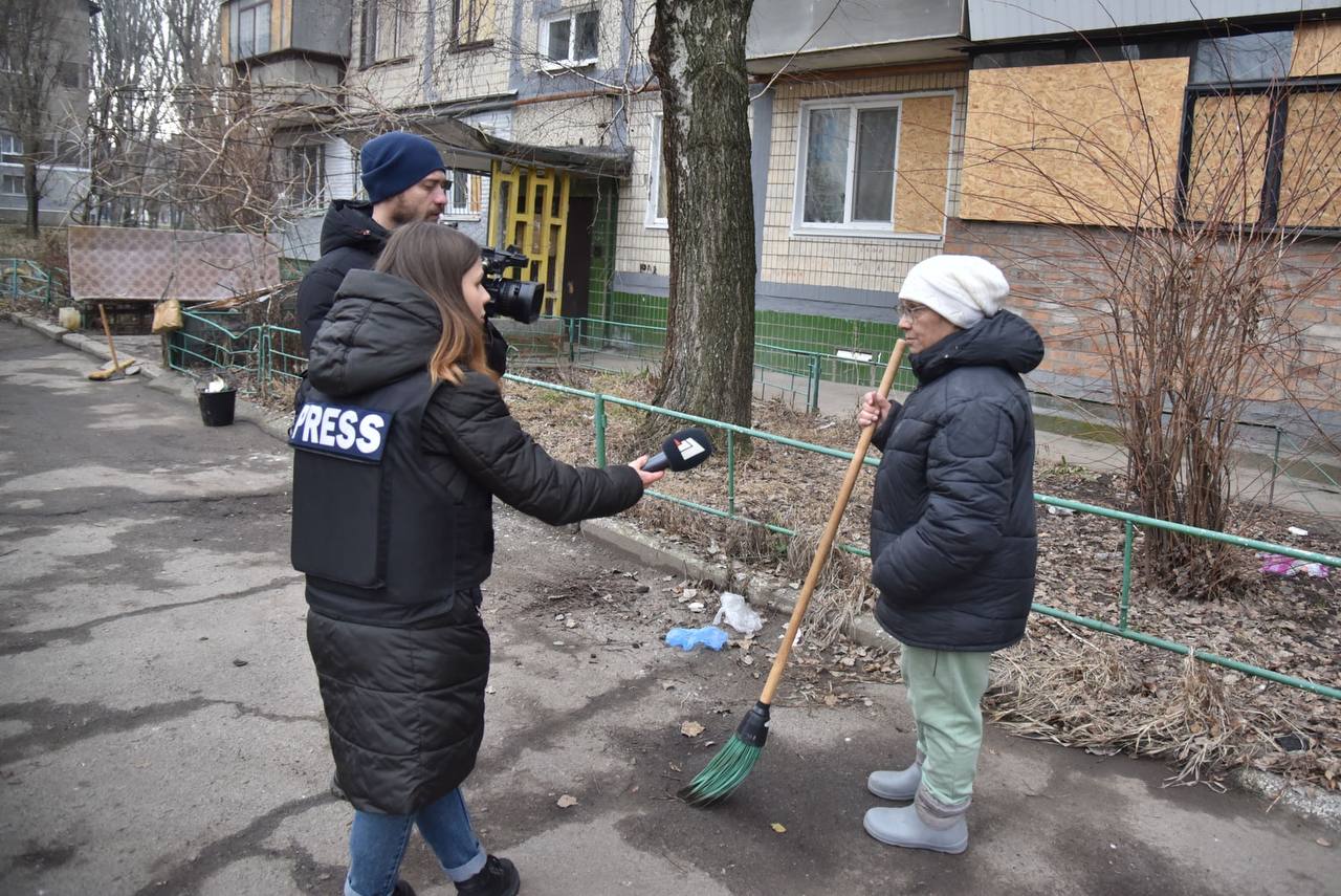 Журналісти «СТБ» та «11 каналу» відзняли сюжети про Нікополь