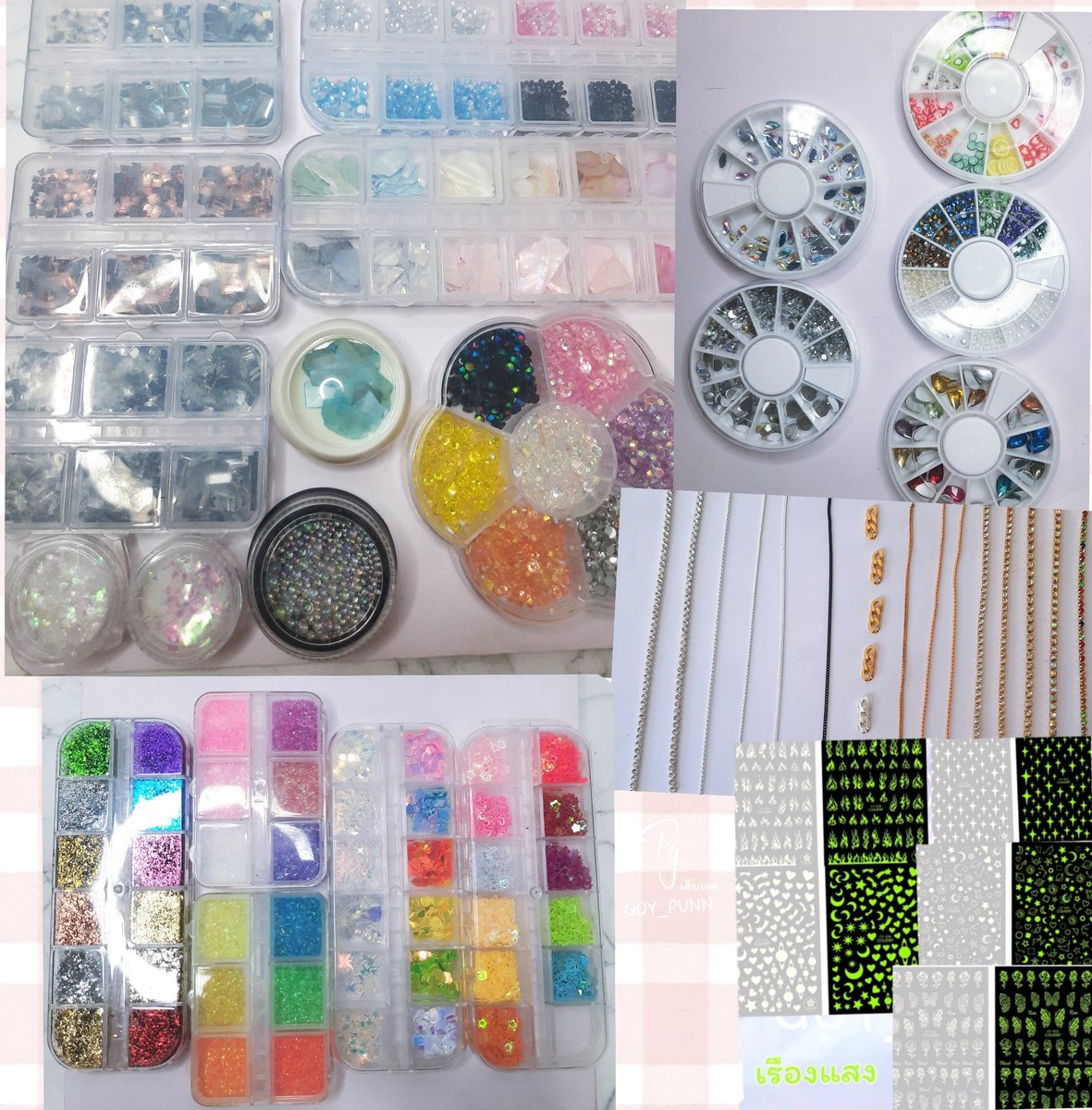 เล็บpvcทาสีเจล สำหรับติดเล็บ
🧚‍♀️สีพื้นเริ่มต้นที่ 7️⃣9️⃣
┏━━━💌สั่งทำได้นะคะ━━┓
  แถมฟรี กาวน้ำ + กาวซิริโคน
   ตะไบเล็บ +แผ่นแอลกอฮอล์
    ไม้ดันเล็บ  
 ┗━━━━━━━━━━━━┛