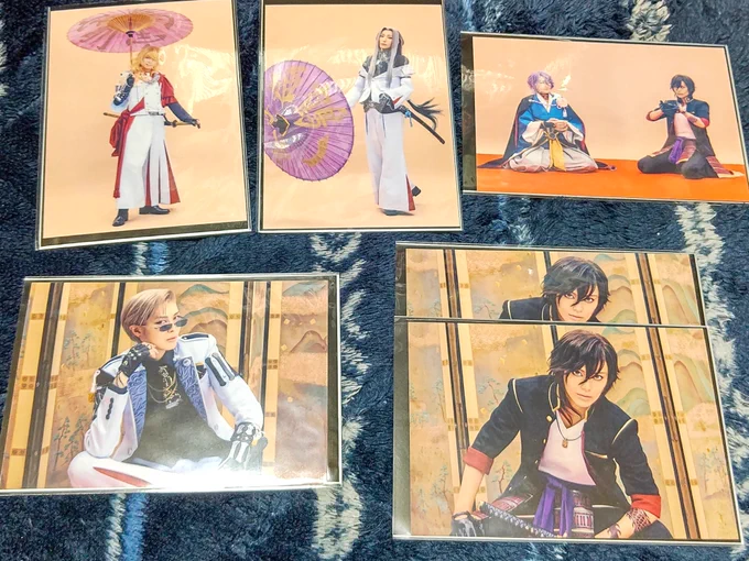 【異種交換譲渡】舞台刀剣乱舞
禺伝 ランブロ/アクスタ/FC会場配布ポスカ
刀ミュ江おん コースター(ライブ)

譲)
ランブロ:傘)一文字則宗、姫鶴 、単)山鳥毛、大倶利伽羅2 ペア)歌仙伽羅
アクスタ:扇)大倶利伽羅5、全身)南泉、山鳥毛
ポストカード:姫鶴
コースター:水心子、桑名、村雲

続↓ 