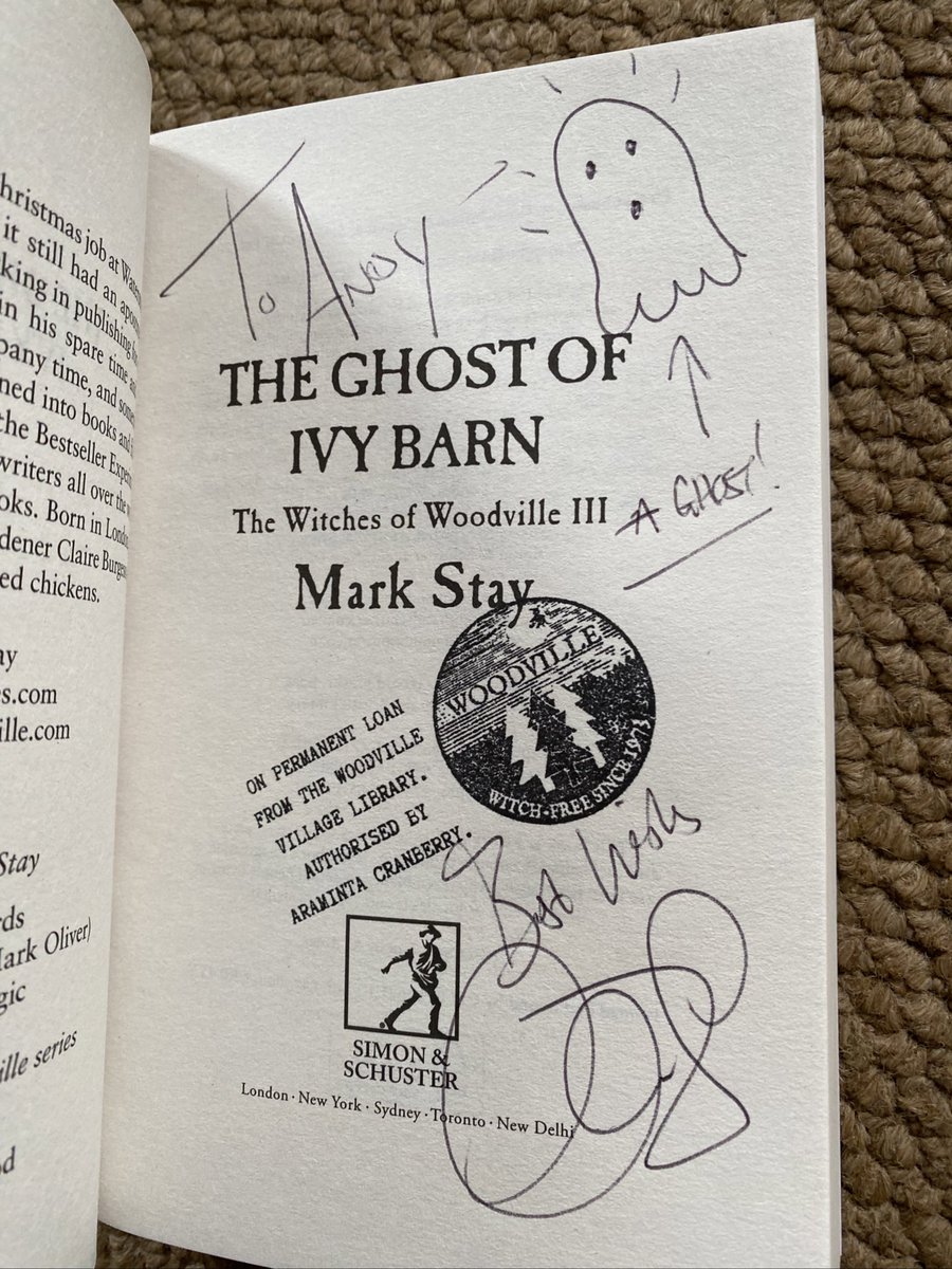 andym586's tweet photo. Exciting book delivery! Can’t wait to dive into the Witches of Woodville! Thanks @markstay #witchesofwoodville #bookhaul #newbooks https://t.co/wfQOd3w1hW